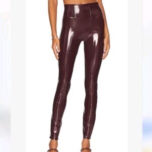 NWT Spanx Faux Patent Leather Leggings